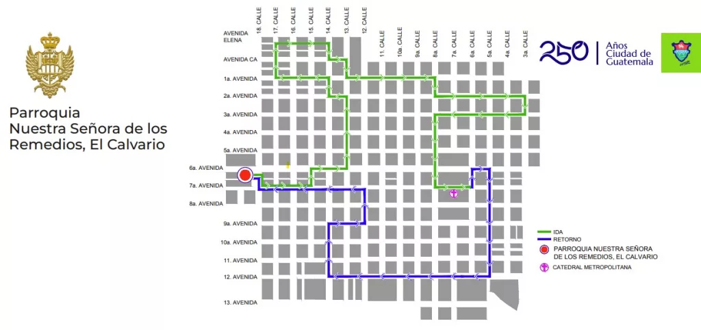 Recorrido de Jesús de la Justicia 2026