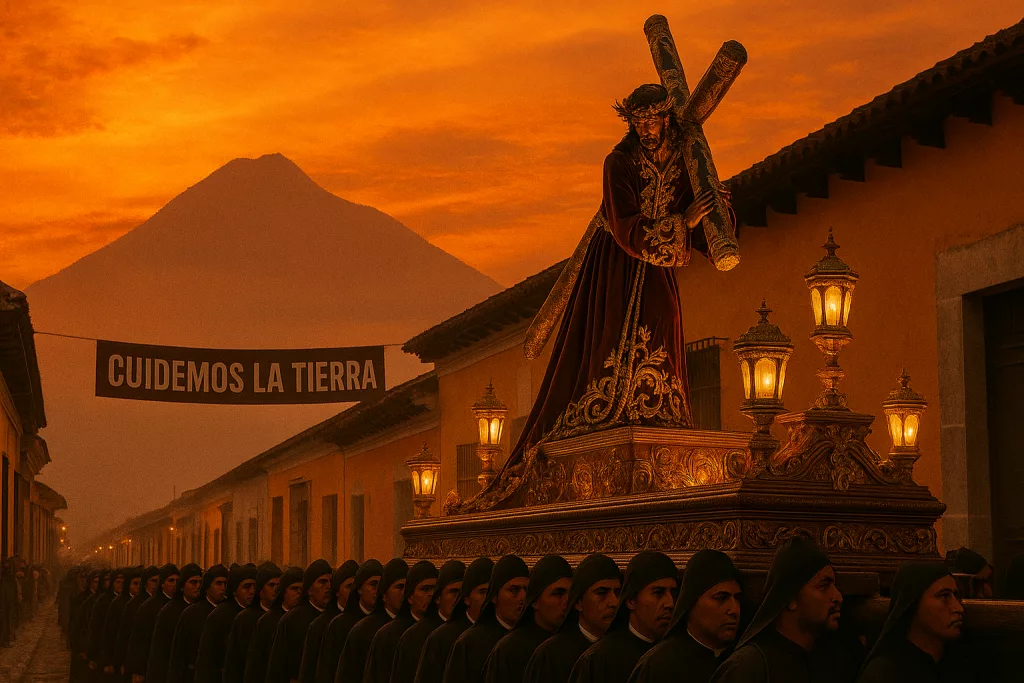 Procesiones en el Día de la Tierra