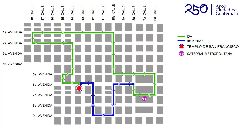 Recorrido del Señor Sepultado de San Francisco 2026 Viernes Santo