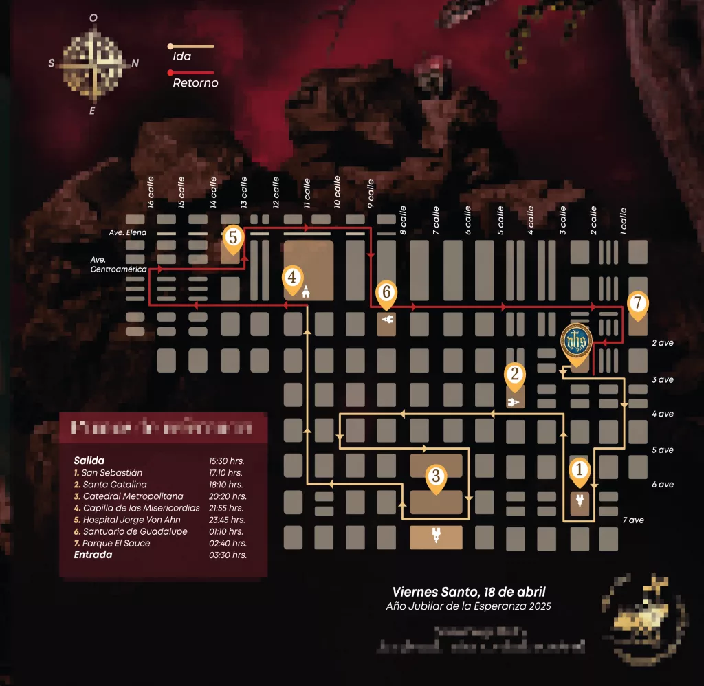 Recorrido del Señor Sepultado de la Recolección 2025