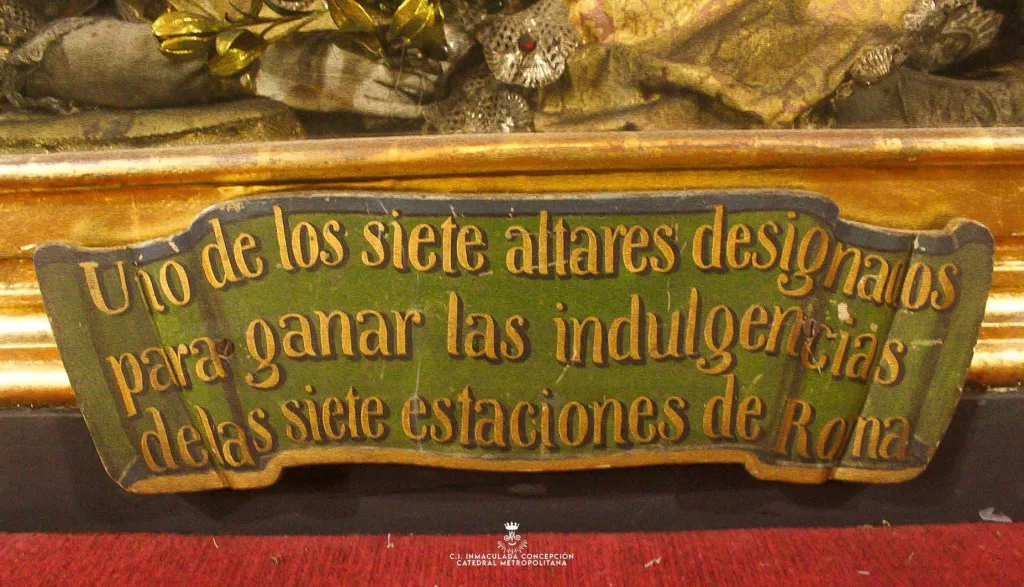 Altar de la Virgen del Socorro en el año 2025