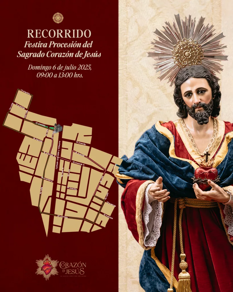 Recorrido del Sagrado Corazón de Jesús de la Parroquia 2025