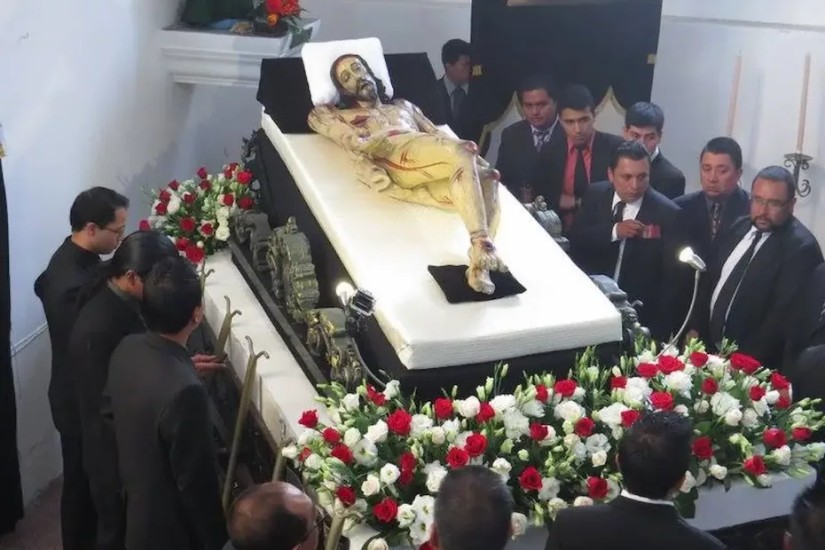 Recorrido de la procesión del Señor Sepultado de Santa Catalina