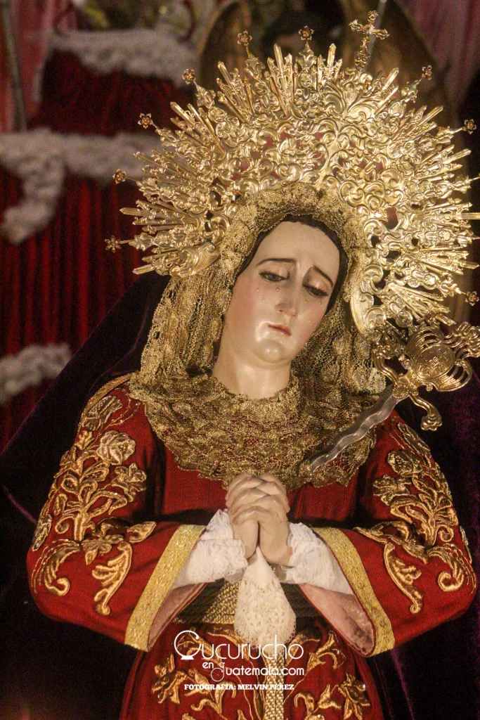 Virgen de Dolores, Villa Nueva, parroquia Inmaculada Concepción