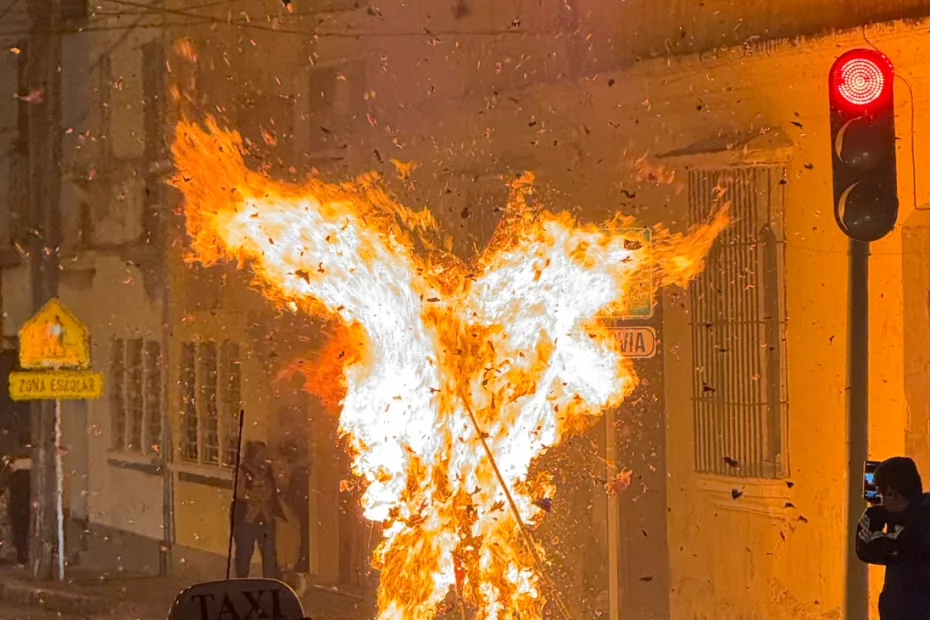 Quema del diablo Guatemala