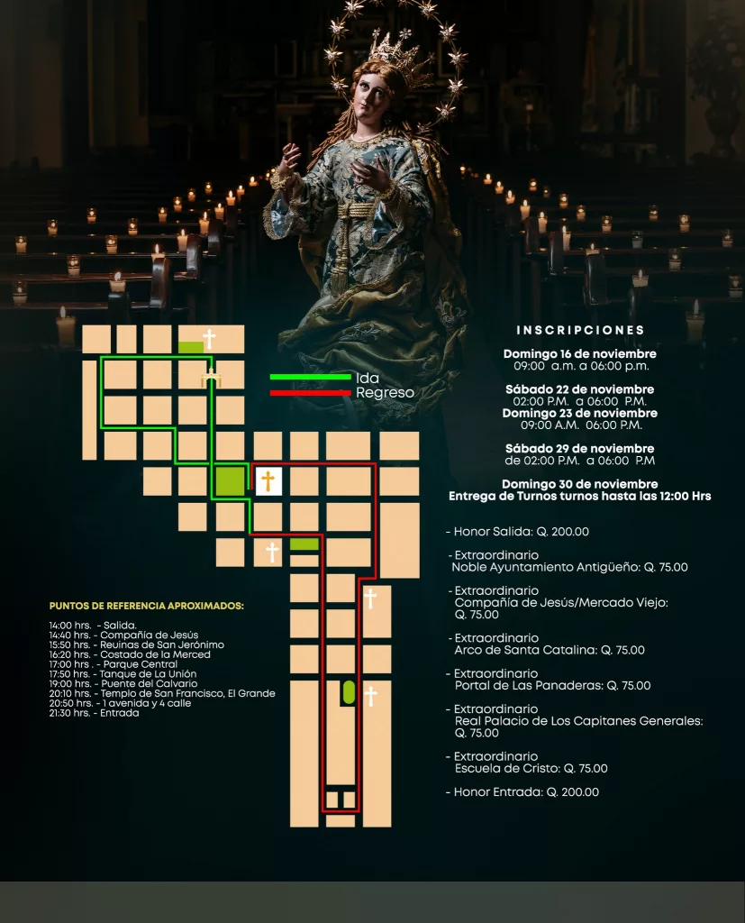 Fiestas de Concepción Antigua Guatemala 2025