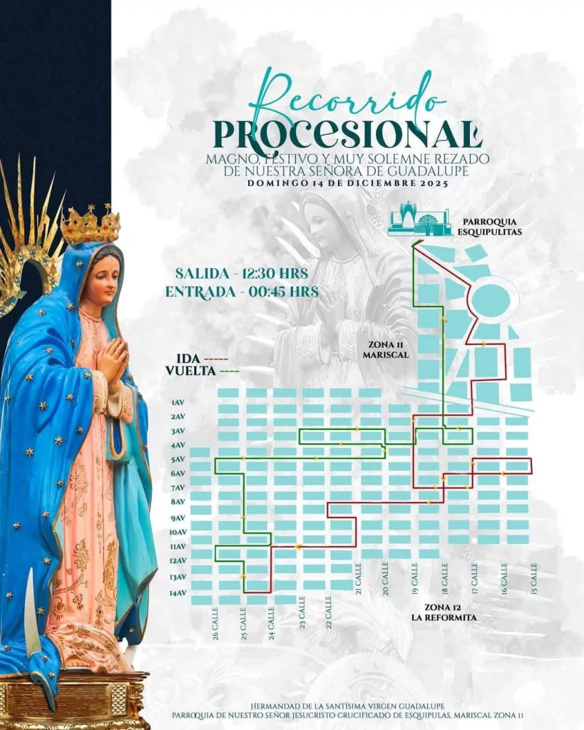 Rezado de la Virgen de Guadalupe de la Reformita 2025