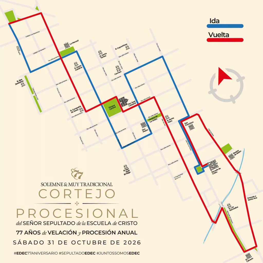 Recorrido del Señor Sepultado de la Escuela de Cristo 2026